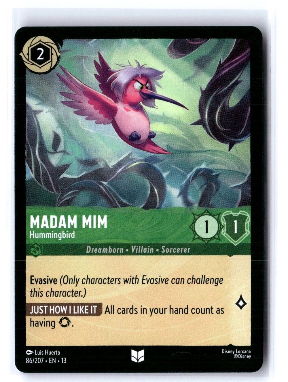 Madam Mim - Hummingbird Uncommon Attack of the Vine! 86/207 NM